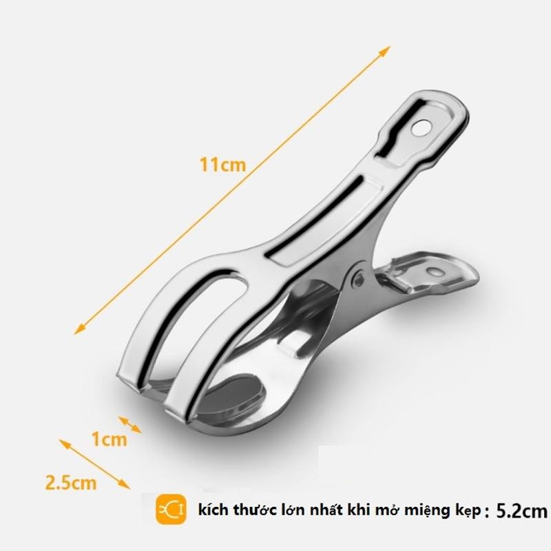 Kẹp phơi quần áo Inox LOẠI PHƠI MÙNG MỀN MÀN