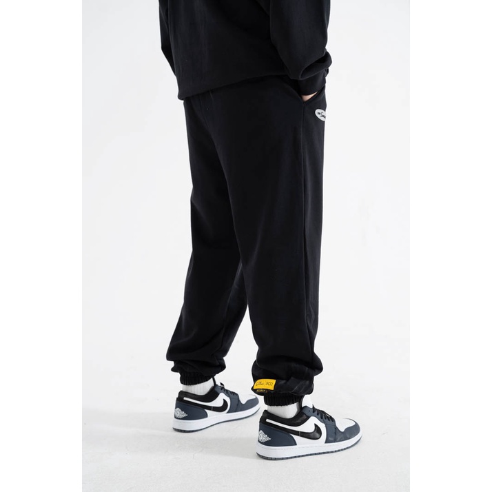 Quần Jogger Nỉ Unisex BOO Dáng Rộng Đính Patch Logo  Bart Simpsons Thêu Xù BZL