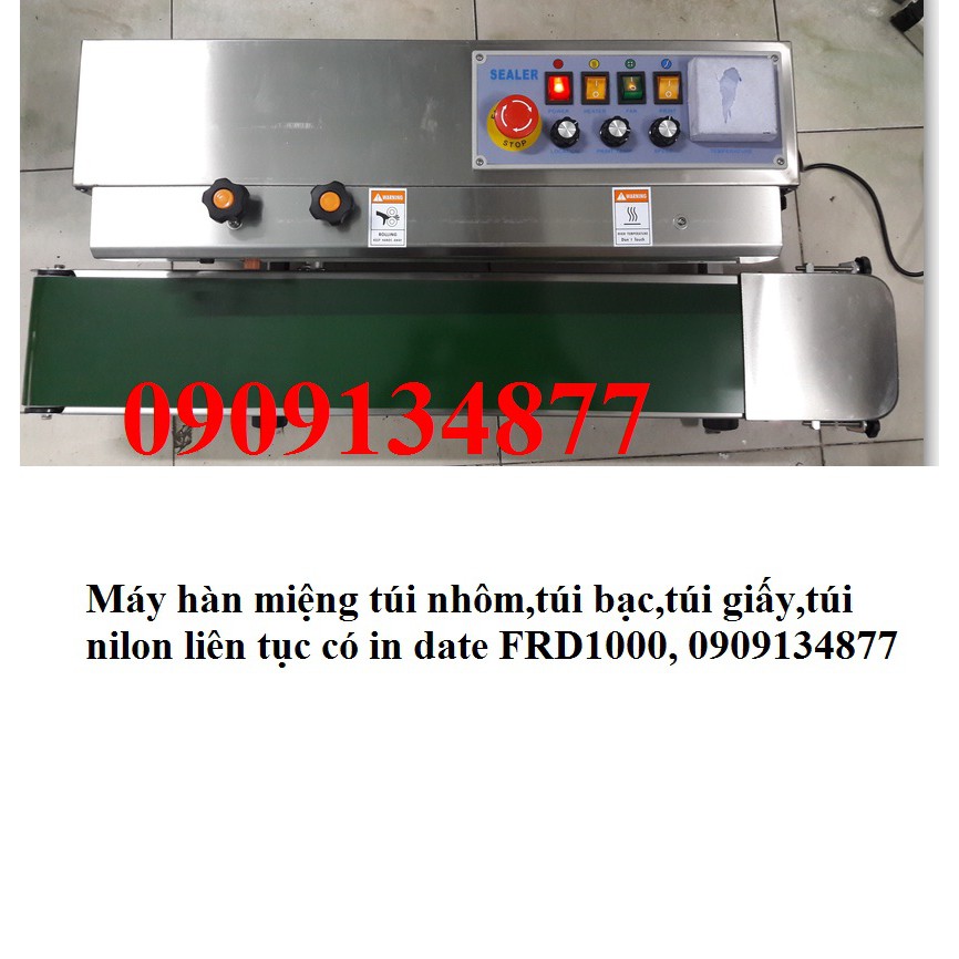 Máy hàn thổi khí bánh kẹo, máy hàn thổi khí nito hạt nông sản, máy hàn miệng túi bánh khoai chiên có thổi khí nito