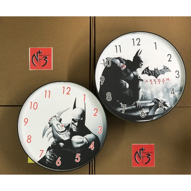 BATMAN - Đồng hồ treo tường trang trí cho bé 30cm