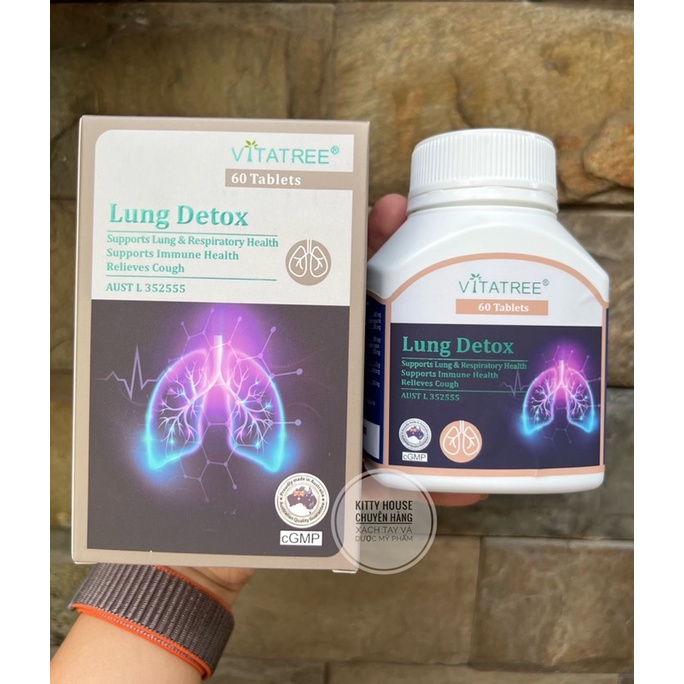 VIÊN LUNG DETOX VITATREE LỌ 60V CHÍNH HÃNG
