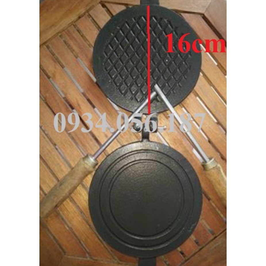Khuôn làm bánh kẹp, bánh ốc quế chống dính 14.5cm