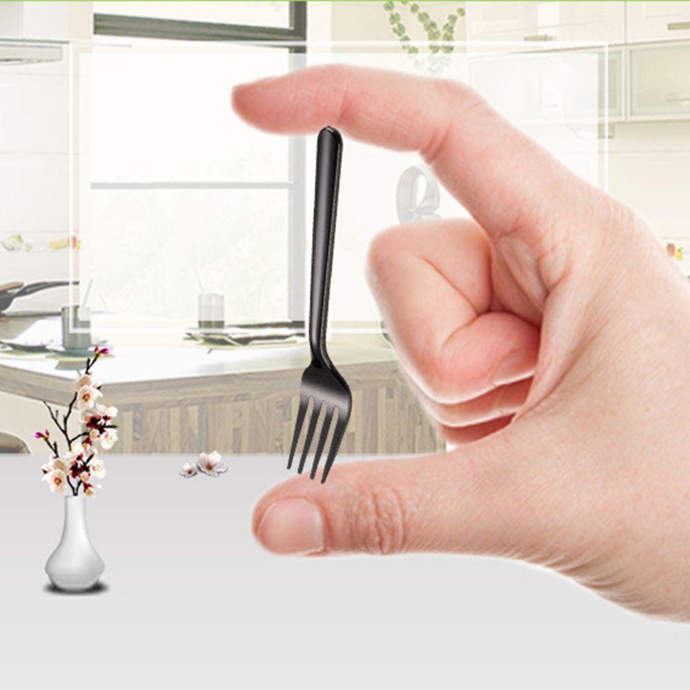 YIYU Set 100 Nĩa Nhựa Ăn Bánh Trong Suốt Gọn Nhẹ Cho Sự Kiện