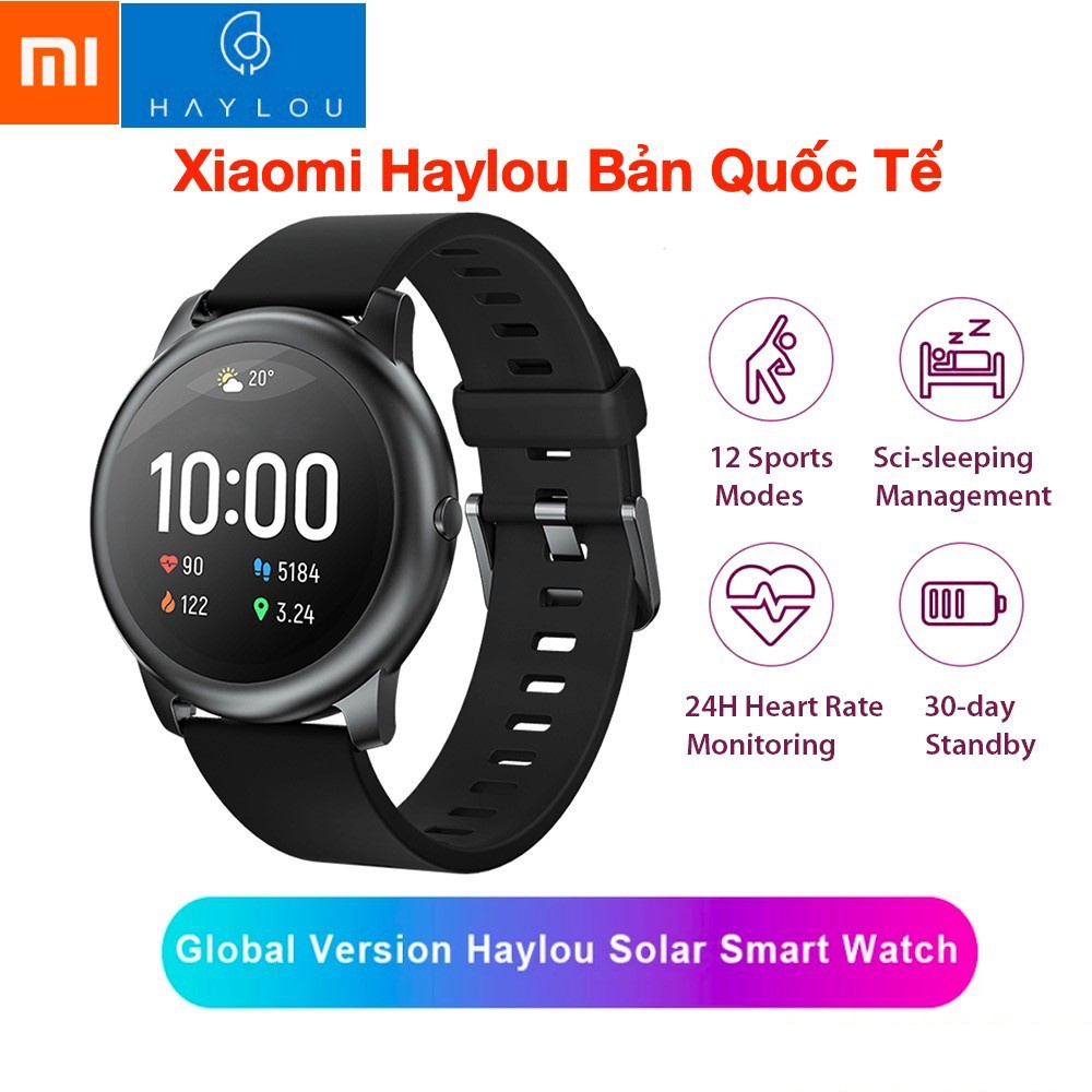 [Bản Quốc Tế] Đồng Hồ Thông Minh Xiaomi Haylou Solar LS05 - Phiên Bản Quốc Tế Xiaomi Youpin phân phối