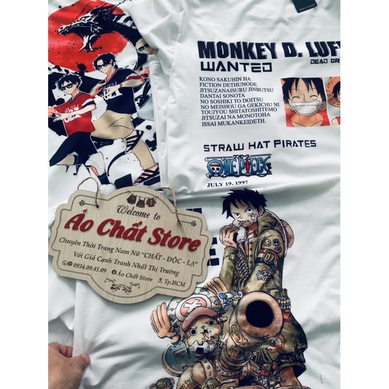 Áo thun One Piece Luffy Wanted siêu đẹp | Áo Luffy truy nã mẫu mới OP191 | Áo Chất Store