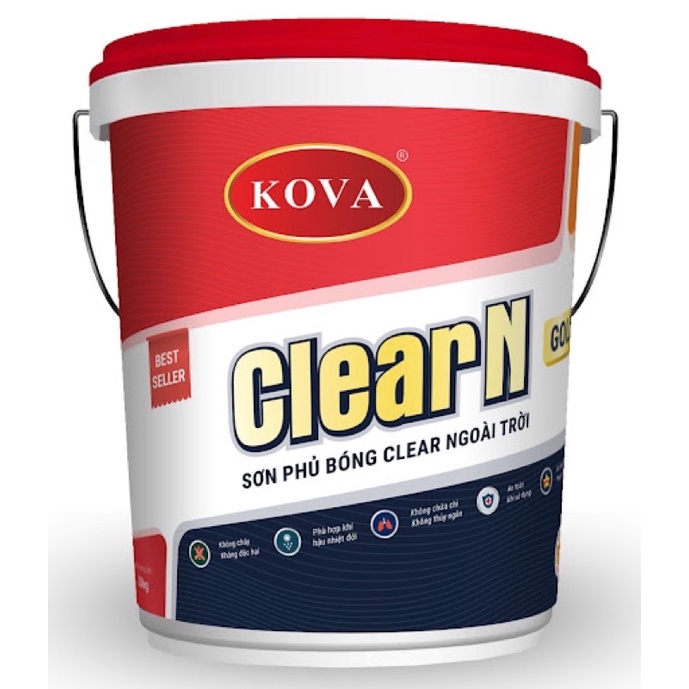 [SIÊU SALE]⚡⚡ Phủ bóng clear kova 4 kg