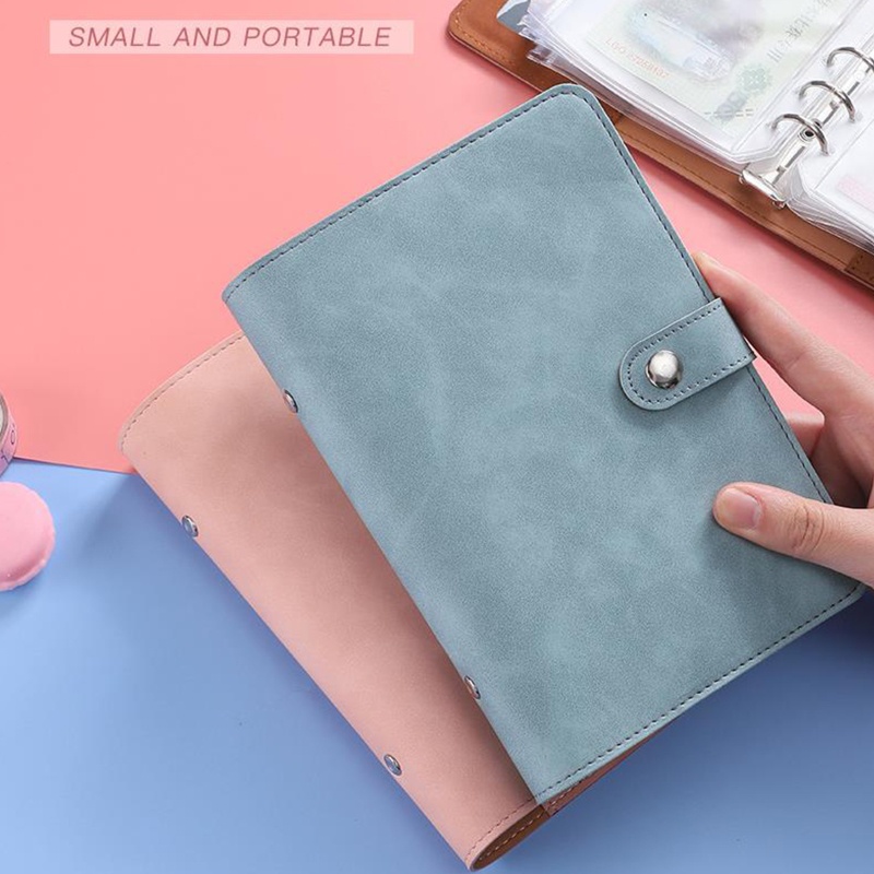 Sổ Ghi Chú 12 Ngăn Bằng Da Có Khóa Kéo Tiện Dụng Cho Văn Phòng