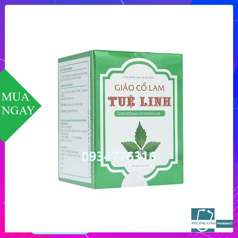 Giảo cổ lam Tuệ Linh - giúp giẩm mỡ máu - Chính hãng dược Tuệ Linh