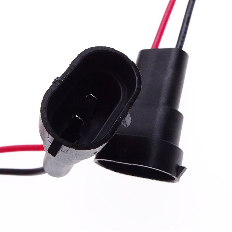 2 Chiếc H8 H9 H11 Nam Ổ Cắm Adapter Kết Nối Cáp Cắm Đèn Pha Ô Tô Sương Mù Bóng Đèn Đế Ổ Cắm Dây nịt