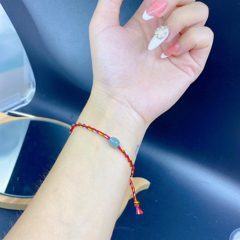 Vòng Tay Ngũ Sắc, Lam Ngọc ☯ Vòng Tay May Mắn ☯  Đã Xin Trú