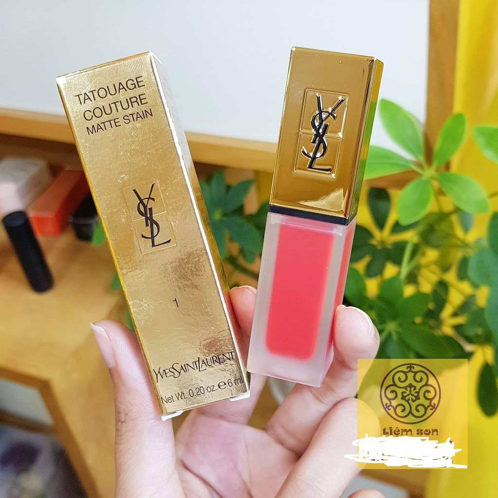 Son Kem Lì YSL Tatouage Couture Matte Stain #01