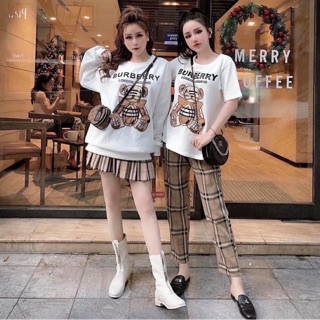 Bộ bbr áo ngắn tay quần dài