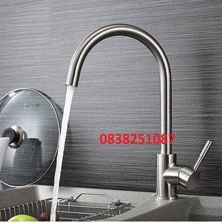 Vòi chén inox 304 nóng lạnh
