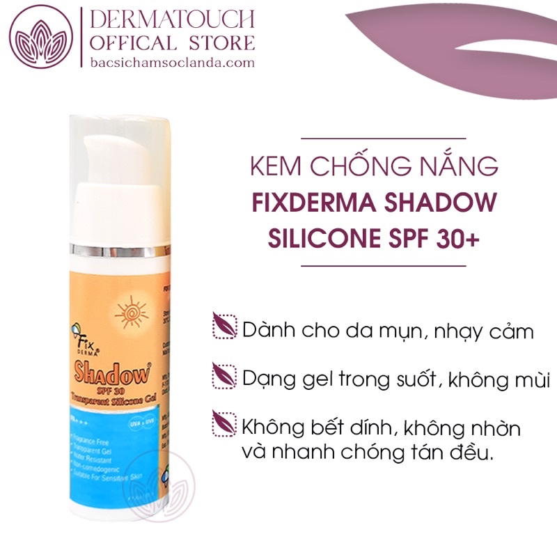 ✅ [Chính hãng]Kem Chống Nắng Fixderma Shadow Silicone SPF 30+