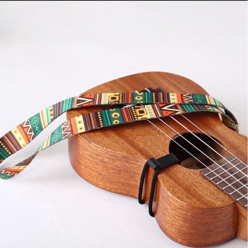 Dây đeo đàn ukulele thổ cẩm