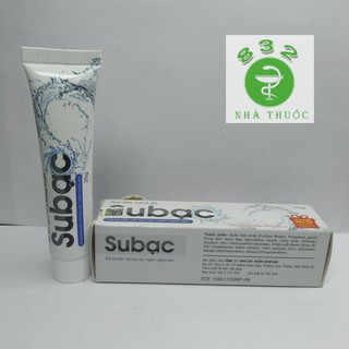 Gel Subạc  Sát Khuẩn, Tái Tạo Da, Ngăn Ngừa Sẹo