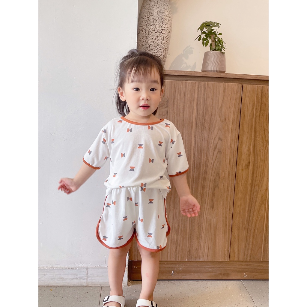 Set bộ quần áo BATALA KIDS chất liệu cotton thoáng mát, bộ sát nách và set tay lỡ cho bé gái từ 10-23kg