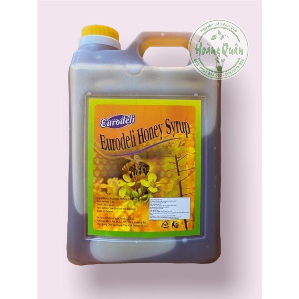 Siro mật ong eurodeli-3kg