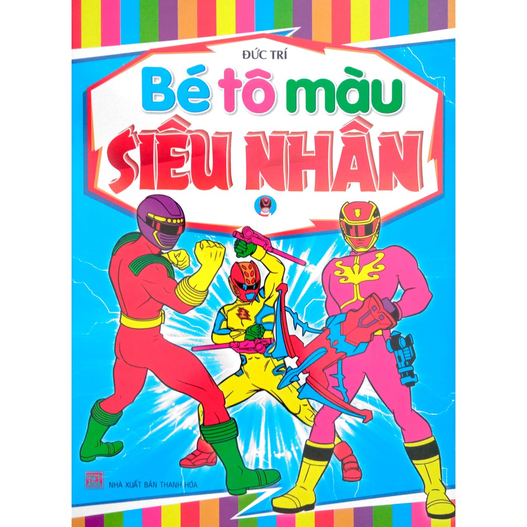 Sách - Bé Tô Màu Siêu Nhân (Đức Trí) - Combo 4 cuốn