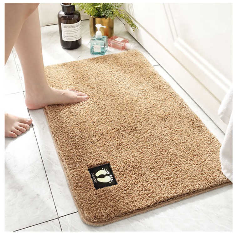 Thảm lông chân, thảm chống trơn trượt cho nhà tắm, phòng ngủ, phòng khách KT: 60x40cm (ảnh thật)
