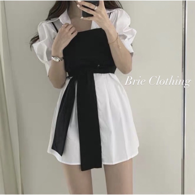 ĐẦM SƠ MI NƠ ( HÀNG QUẢNG CHÂU ULLZANG ) - 004 | BigBuy360 - bigbuy360.vn