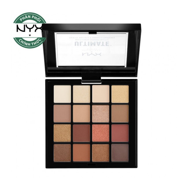 Bảng Phấn Mắt 16 Ô NYX Ultimate Shadow Palette  Warm Neutrals