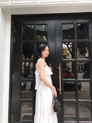Đầm Maxi lưng nơ