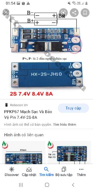Sạc 8.4v - 2a