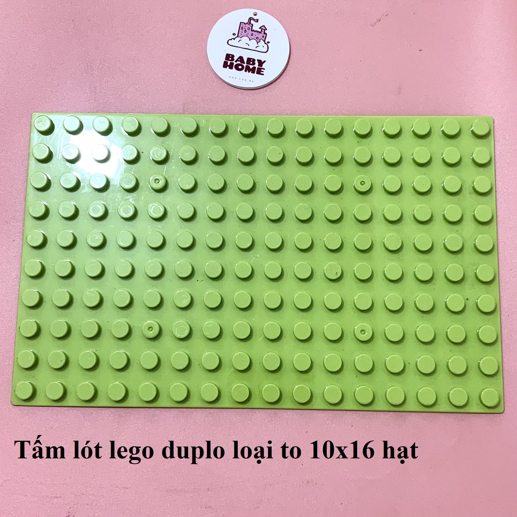 Tấm đế lót xếp hìn lego 10x16 hạt, tấm nền base cho bé chơi lắp ráp loại to
