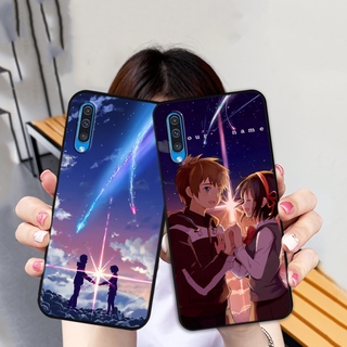 Ốp điện thoại silicon mềm in hình anime Your Name cho Samsung Galaxy A10 A10S A20 A20S A20E A30 A30S A40 A40S A50 A50S