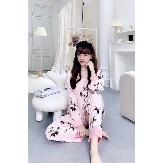 bộ pizama nơ be