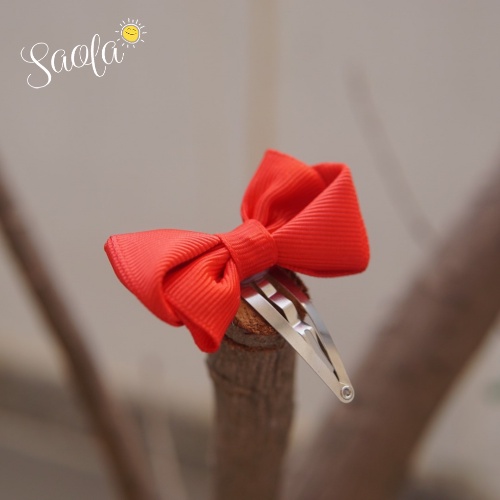 Kẹp Tóc Mái Đính Nơ Phong Cách Hàn Quốc Xinh Xắn - HP005 - SAOLA KIDS CLOTHING