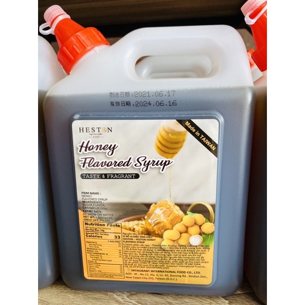 Syrup mật ong Đài Loan 3.3KG hiệu HESTON