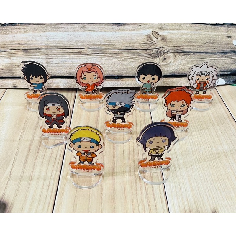 bộ 9 standee để bàn naruto /tượng mô hình anime naruto