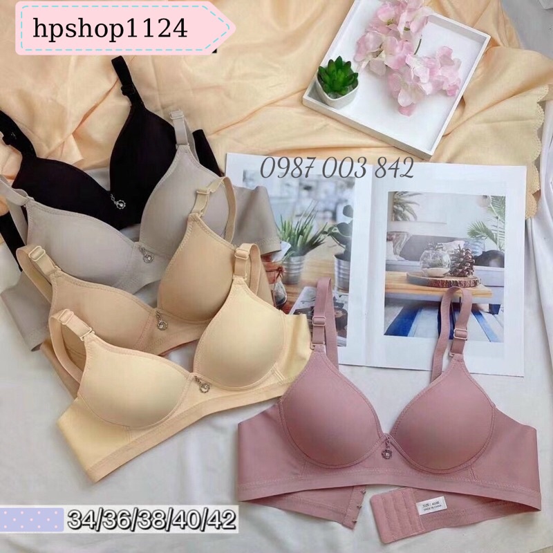 Áo ngực mỏng mặc mùa hè ĐỆM MỎNG SU MỀM MÁT dây bản to chống hằn, áo lót bigsize 198