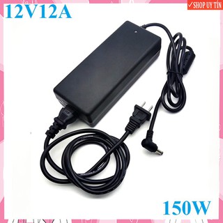 Bộ chuyển đổi nguồn từ 220V sang 12V-12A, dạng đầu ra chân cắm tròn dường kính ngoài 5.5mm. Mã BYM-921-150W .