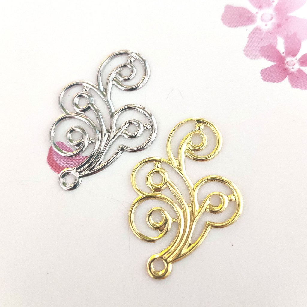 [Nguyên liệu làm trâm] 5 phiến họa tiết 30*22mm