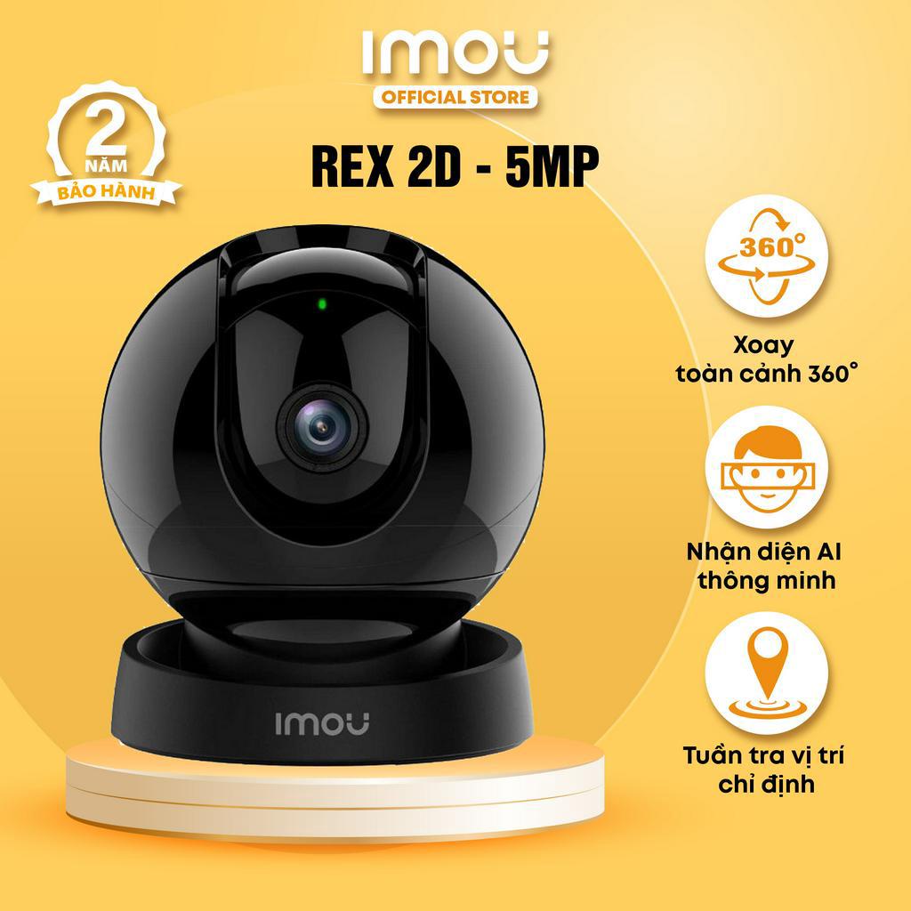 [Mã ELIM10 giảm 10% đơn 800K] Camera Wifi Imou Rex 2D I 3MP 5MP | Tua theo điểm | Phát hiện chuyển động | IPC-GS2DP-3C0W