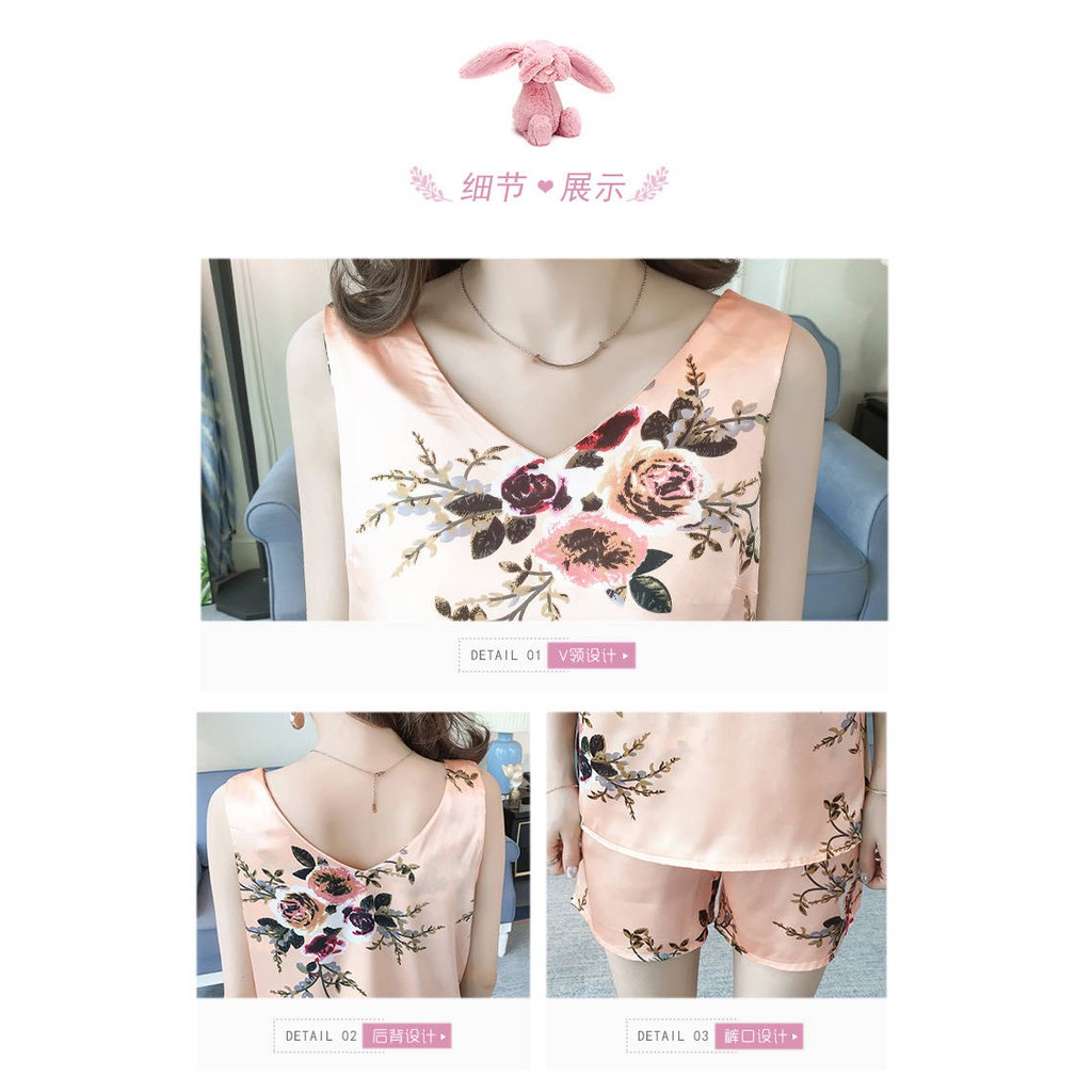 Bộ Đồ Ngủ Sát Nách Họa Tiết Đáng Yêu Cho Nữ | BigBuy360 - bigbuy360.vn