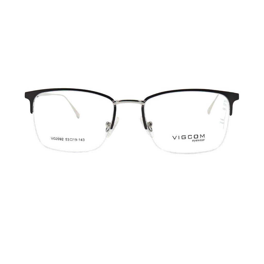 Gọng kính nam nữ Vigcom VG2092 chính hãng, thiết kế dễ đeo bảo vệ mắt