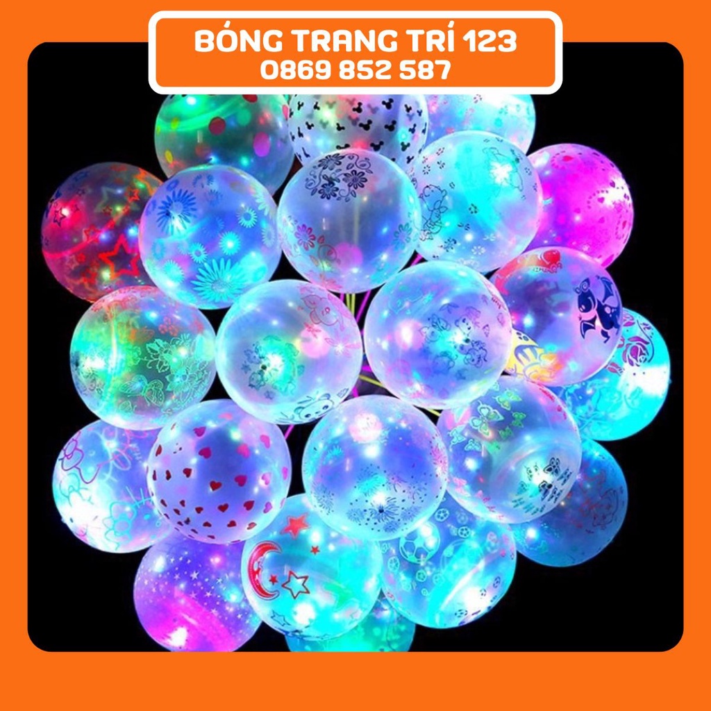 (Tặng Que Gài Bóng)Bóng Cao Su Phát Sáng
