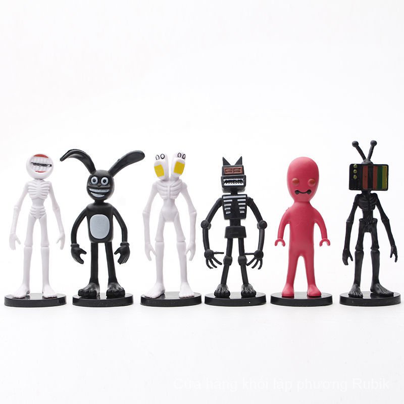 Bộ 6 mô hình nhân vật hoạt hình Siren Head Scp 6789 NHIỀU MÀU SẮC