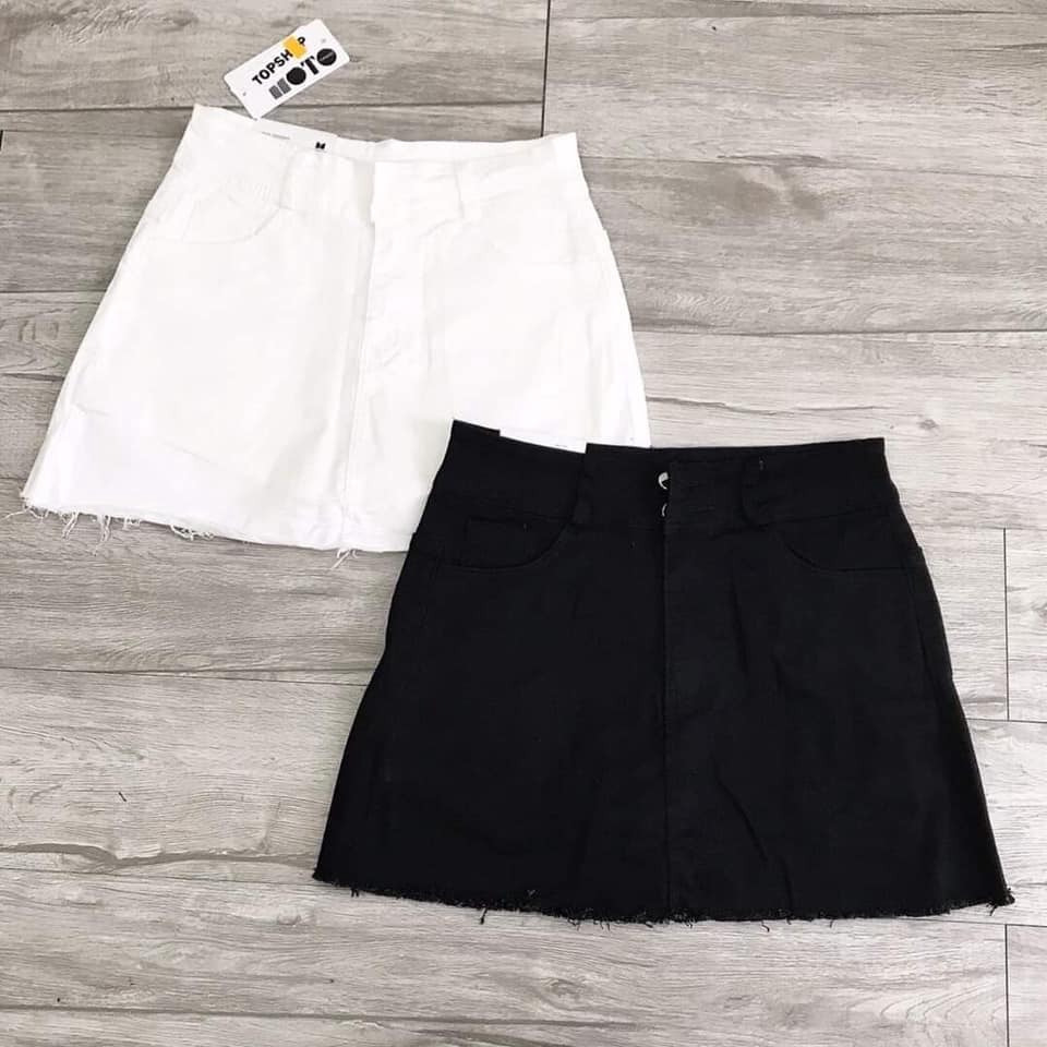 Chân váy bò tua rua ( đen, trắng) mã 84 | BigBuy360 - bigbuy360.vn