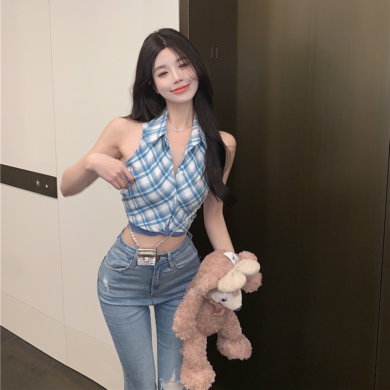 Áo Croptop Sát Nách Thời Trang Mùa Hè Cho Nữ