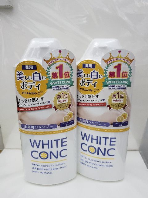 Sữa tắm trắng da white conc body vitamin C 360ml | BigBuy360 - bigbuy360.vn