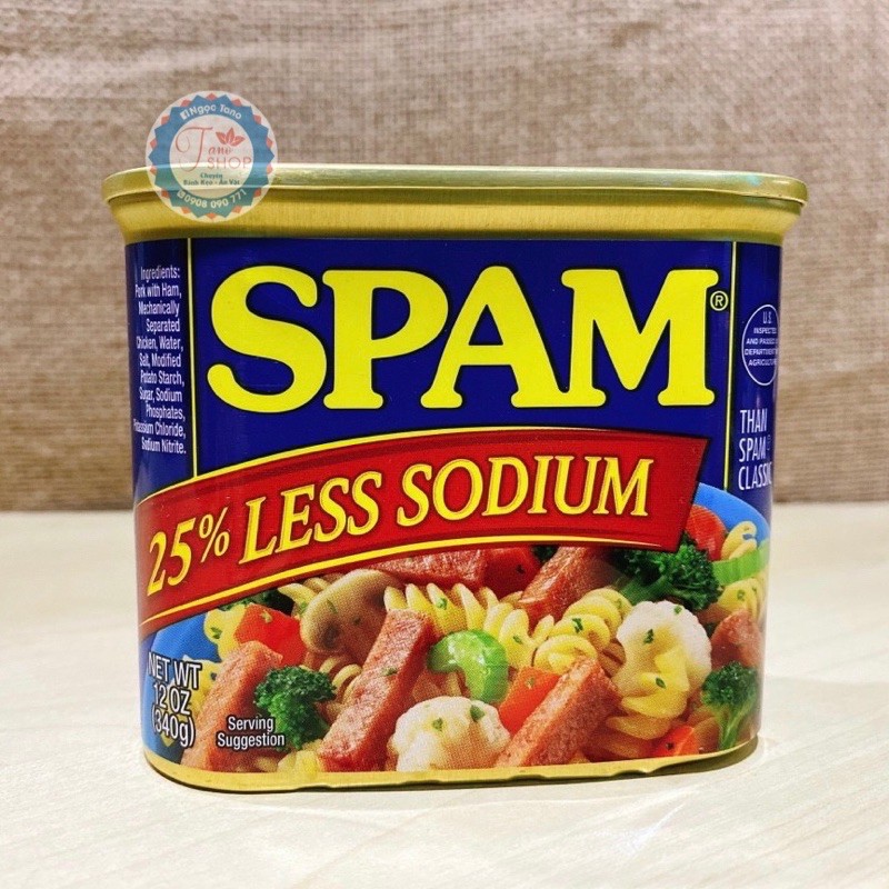 Thịt hộp Spam ít mặn - Mỹ