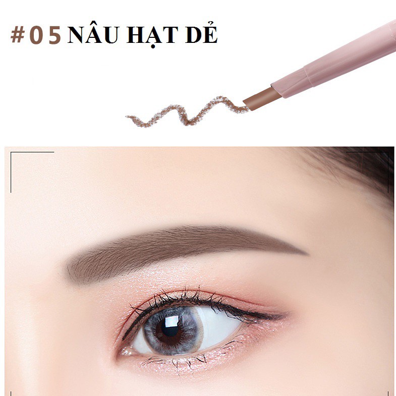 A9 Chì Kẻ Mày 2 Đầu Lameila No.752 Giúp Lông Mày Đẹp Tự Nhiên Bền Màu