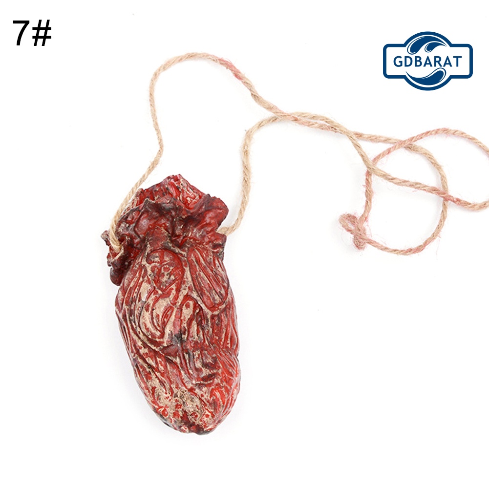 Vòng cổ Treo Hình Bàn Tay Máu Trang Trí Halloween