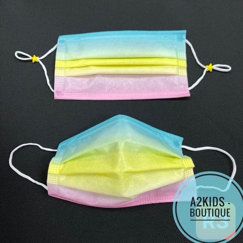 Khẩu Trang Cao Cấp 4 Lớp Họa Tiết Cầu Vòng GARCOTEX RAINBOW Mask | BigBuy360 - bigbuy360.vn