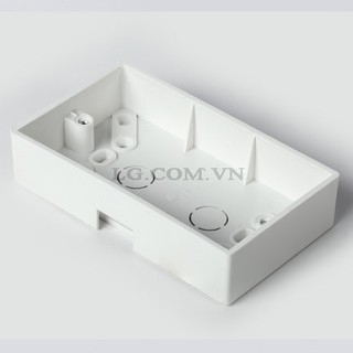 Đế ô cắm điện nổi đôi cho ổ điện, công tắc LGtech chất lượng cao DND-001